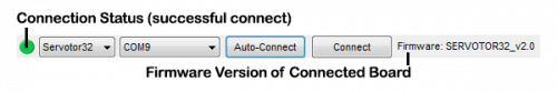 Connection Bar - connected