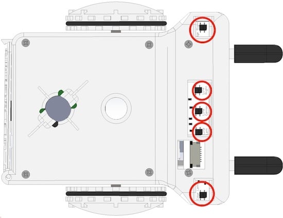 Sparki Sensor ArcBotics - Infrared Reflectance Sensor